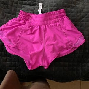 hotty hot low rise pink shorts